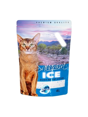 Savanna ice Наполнитель силикагелевый для кошек, с ароматом морского бриза